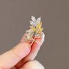 Luxury Heart Brooches For Women  Lapel Pin Clothes Badges Corsage Jewelry Gift