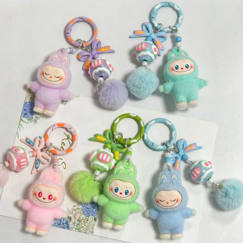 Стоячий Флисовый Брелок-Бантик 4,5 см Креативный Плюшевый Подарок Подвеска Подвеска для Сумки