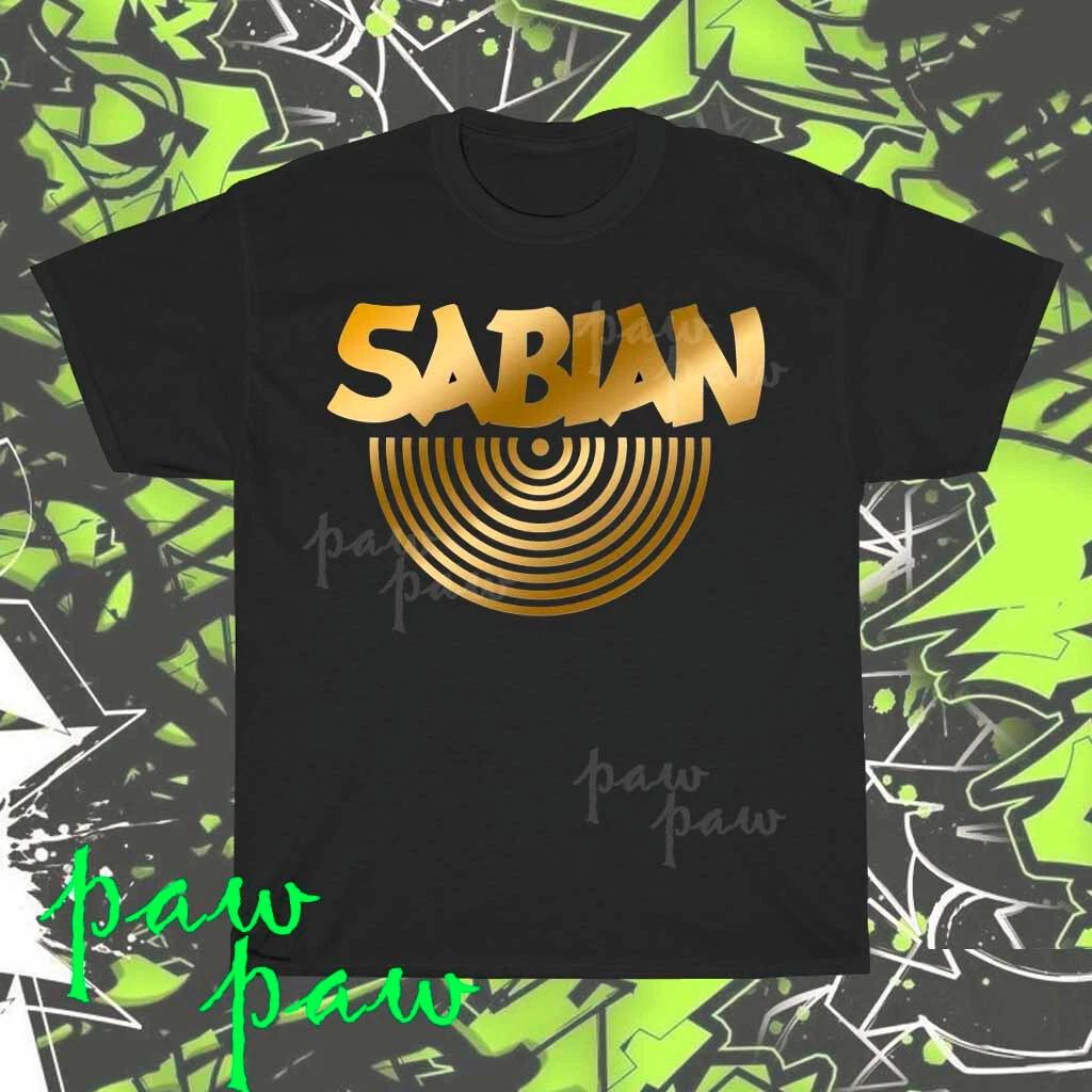 Новая американская футболка с логотипом Sabian Cymbals, смешная, размеры от S до 5XL
