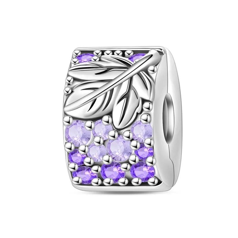 Медный зажим Разноцветная Луна Бабочка Звезда Цветок Мода Бусины Зажим Шарм Для Оригинального DIY Браслета Изысканные Ювелирные Изделия