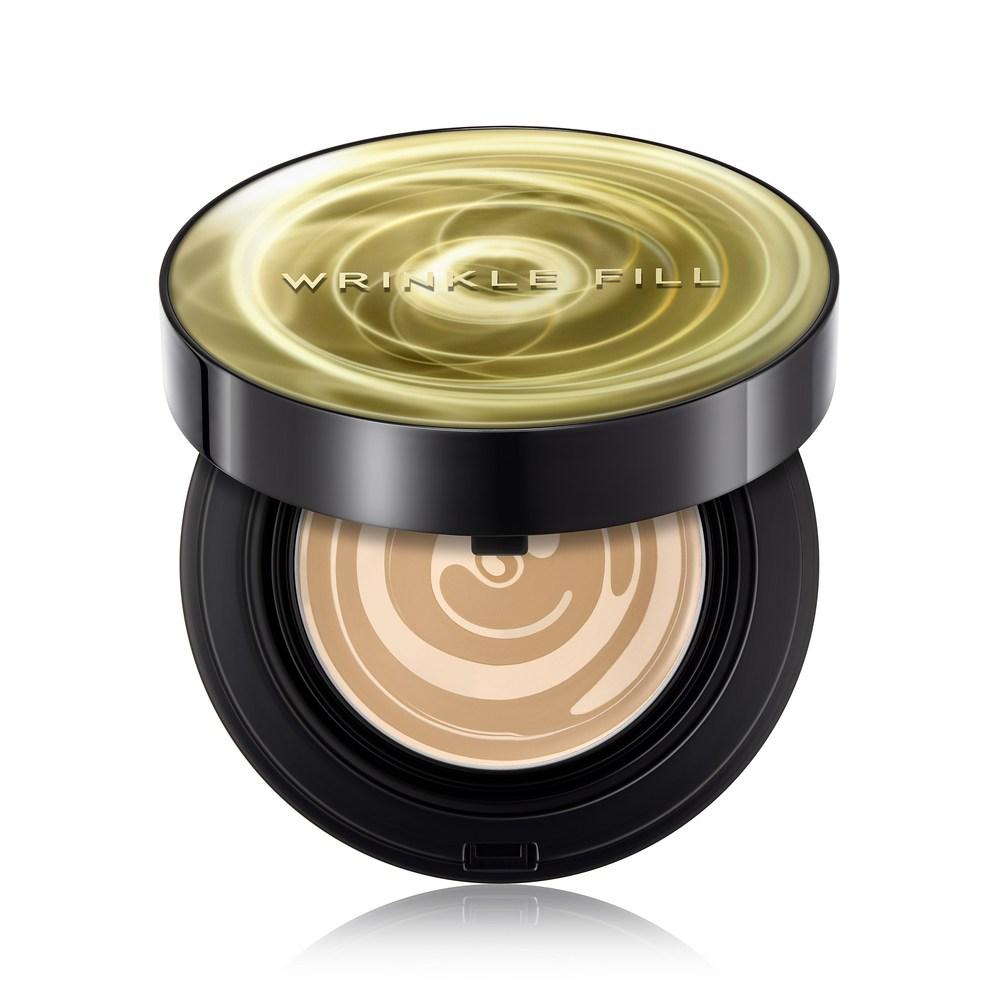 Dr.3 Wrinkle Peel Cover Pact (Содержит сывороточный протеин / Борется с морщинами / Тонкая, удобная для употребления упаковка), нет. 21 Светло-бежевый, 1 шт.