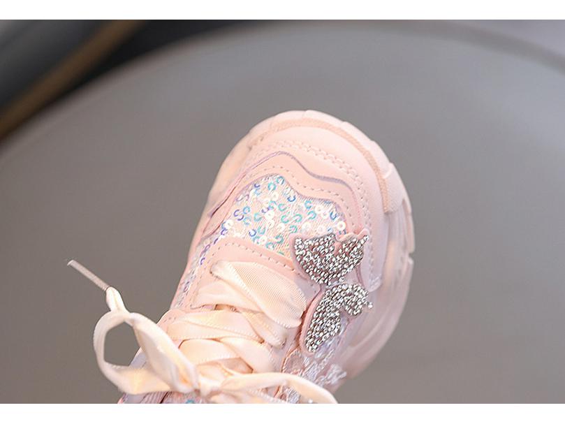 Детские кроссовки для девочек 1-6 лет с бантом, мягкой подошвой, нескользящие - Дышащие и универсальные