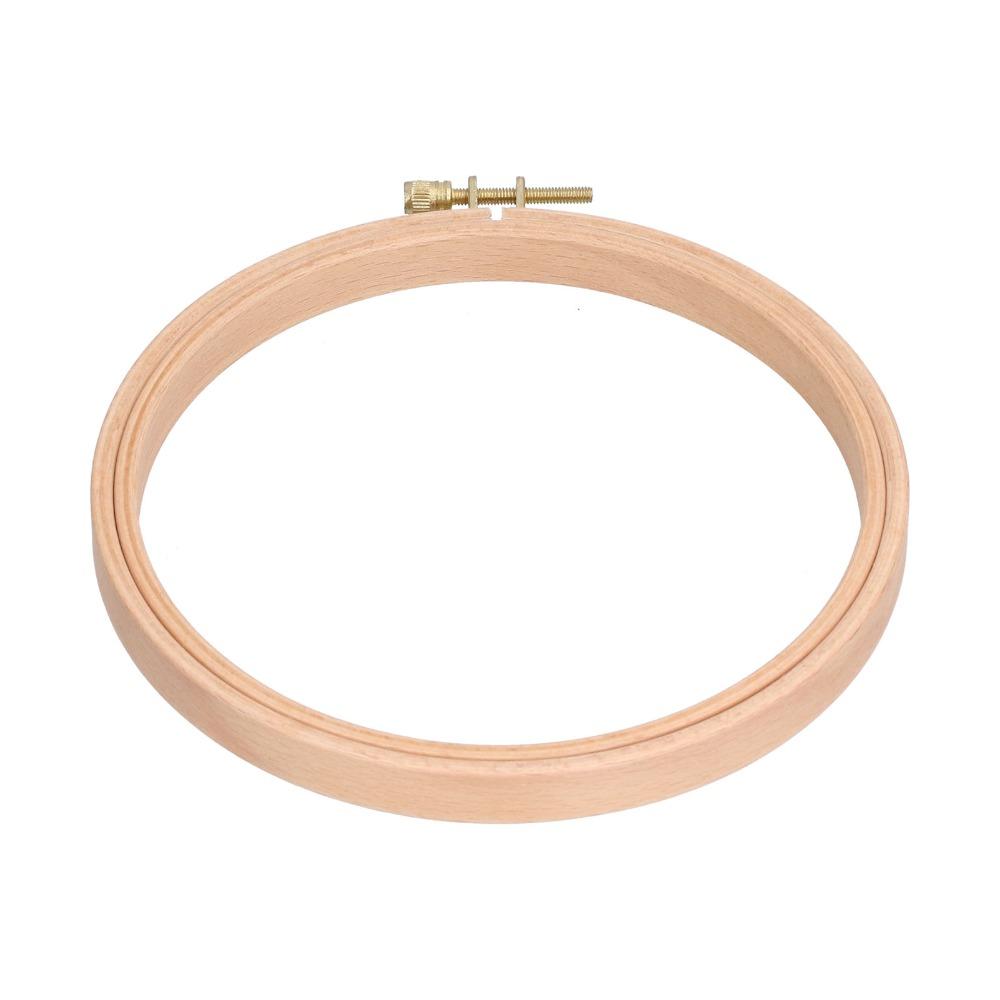2pcs 6 Inch Embroidery Hoop Beech Wood Embroidery Frame Cross Stitch Hoop For Art Craft