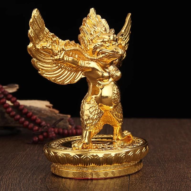Сплав металла позолота золото фэншуй поставщики Lucky Roc Garuda большой золотокрылый Птица Пэн Характер