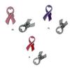 Breast Cancers Awareness Pins Small Ribbon Lapel Pins Metal Brooch Hope Ribbon Pins Gift for Girls Women Men Clothes