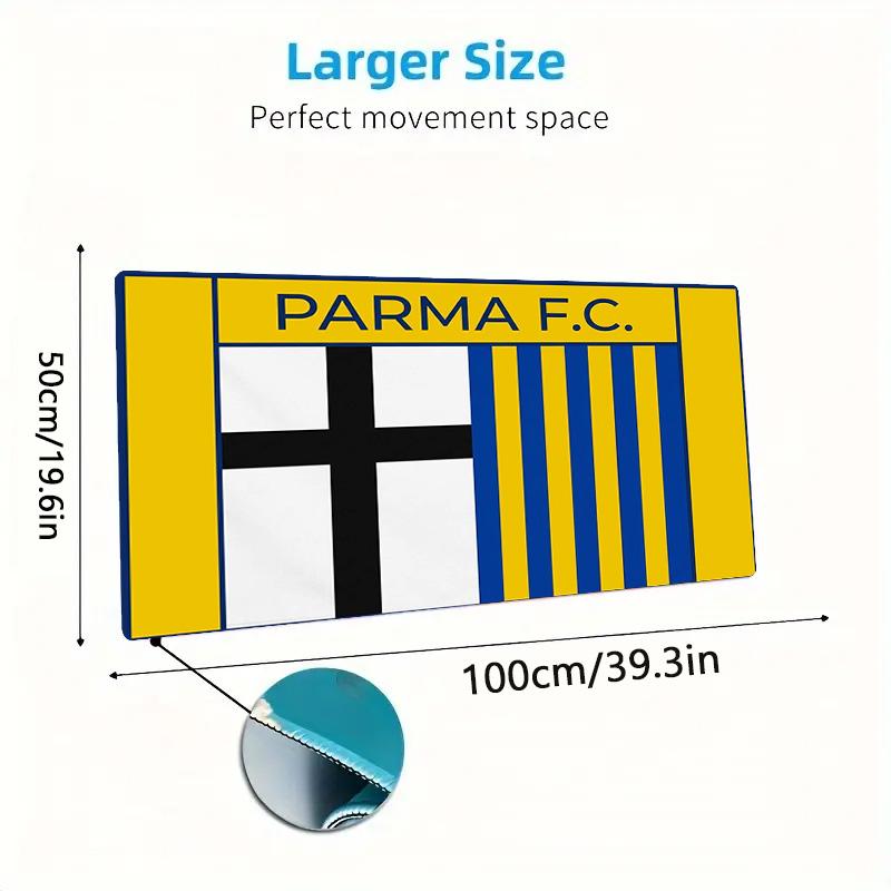 Parma F.C Color Mouse Pad Large Gaming Table Cushion Non-slip Laptop Tablet Big Mousepad XXL Mat Mini PC Playmat With Lock edge
