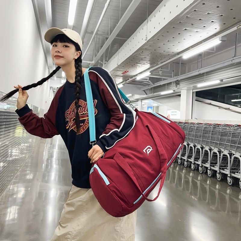 Мужская дорожная сумка Женская сумка через плечо Сумки для обуви Разделение Спортивная сумка для йоги Сумка для фитнеса Сумка для сухого и влажного хранения Разделение Сумка через плечо