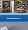 5V USB Ultrasonic Rockery Bonsai Humidifier with 4 Lights and 20mm Large Mist Atomizer.