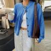 Женские кардиганы Легкие с круглым вырезом и длинным рукавом Одежда Осенняя модная одежда