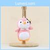 Lovable Penguin Plush Doll Keychain With Premium Pp Cotton Filling And Cute Hat Styles