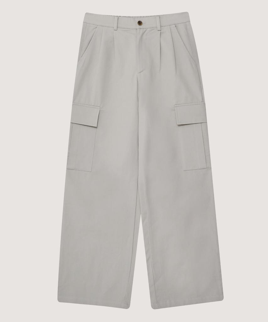 BONATSPALETTE Bp Wide Elastic Waist Cotton Cargo Pants_5 Colors