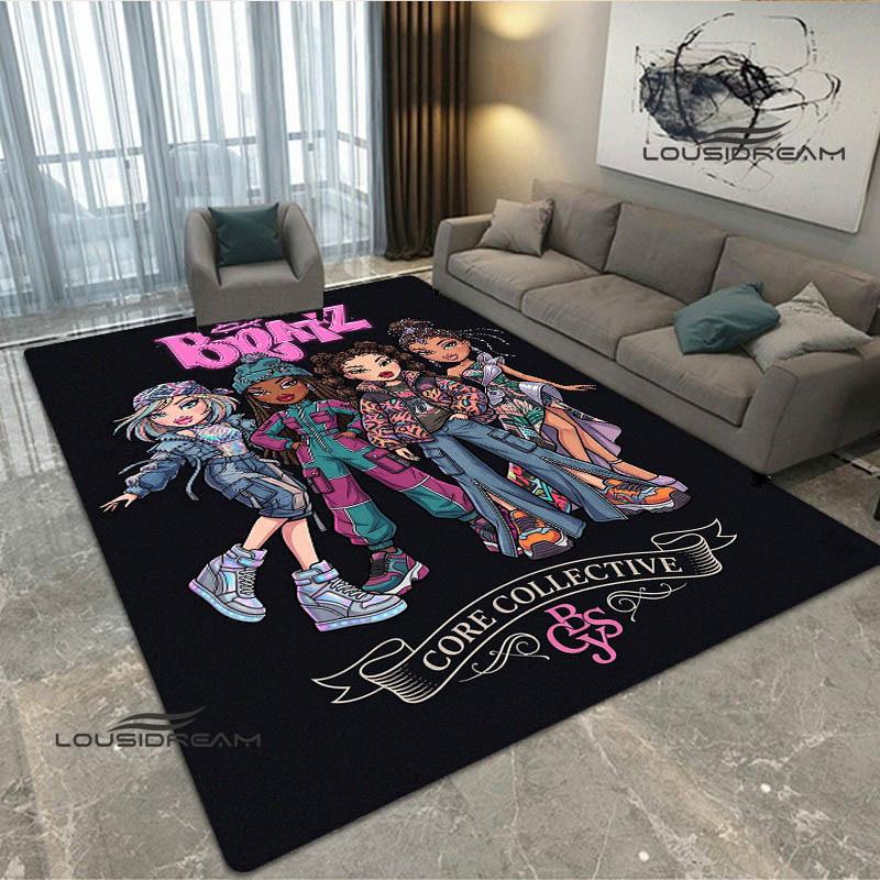 Ковер с принтом Bratz в стиле каваи Нескользящий ковер уличные ковры ковер для зоны декор ковра для спальни подарок на день рождения