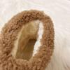 Womens Warm Fleece-Lined Snow Boots With Non-Slip Rubber Sole Thick Platform Comfortable Mid-Calf Winter Shoes