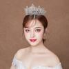 Bridal Crown Tiara Artificial Zircon Wedding Dress Crown Jewelry Adult Birthday