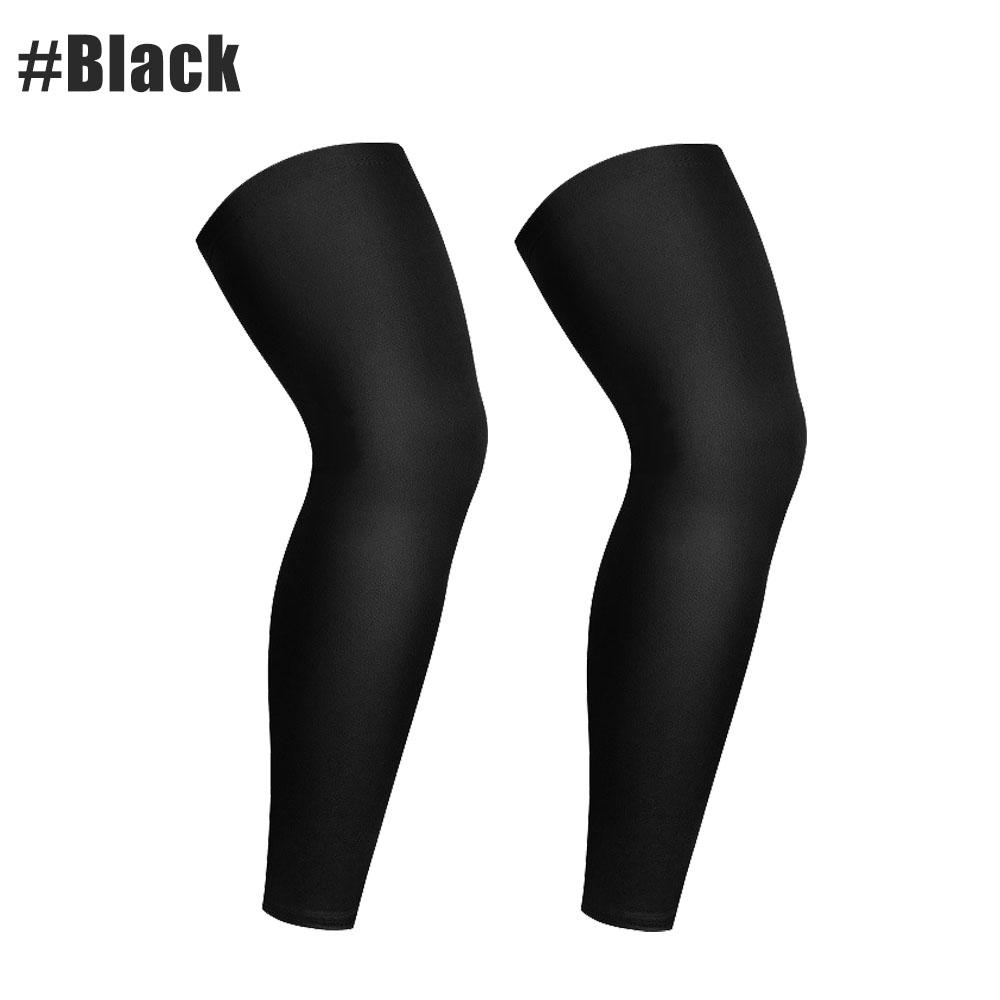 1 пара спортивных компрессионных рукавов для ног, длинные рукава для ног, спортивные велосипедные рукава для ног для мужчин, женщин, колен, бедер, икр, бега