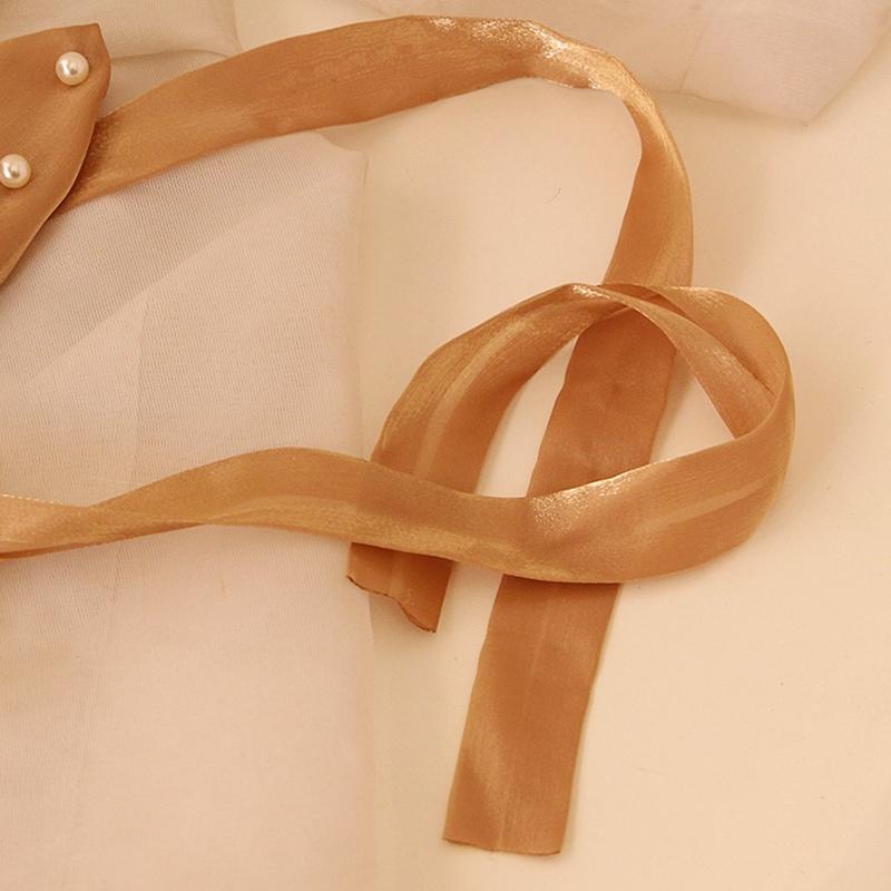 Детские соломенные шляпы для девочек, солнцезащитные шляпы, атласные украшения с бантом и лентой