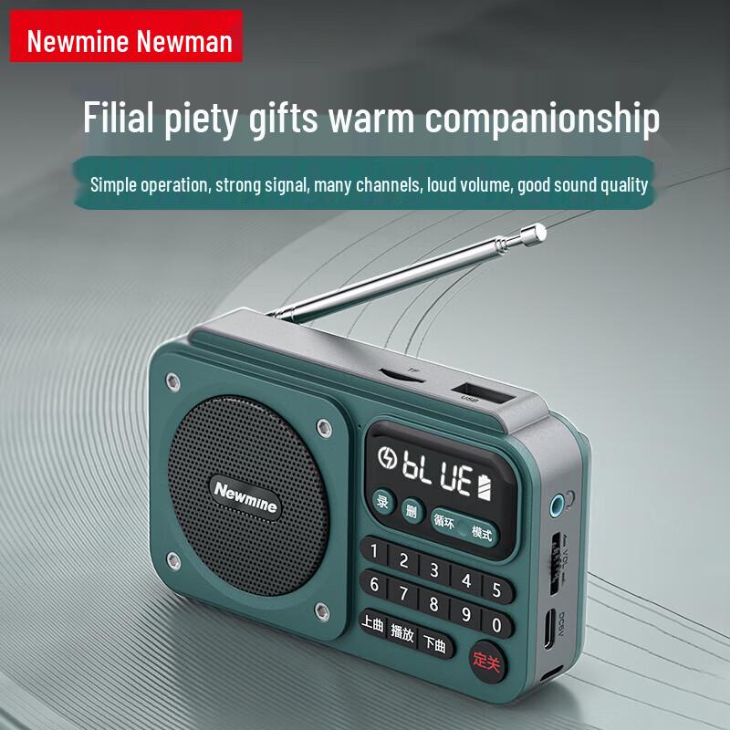 Newsmy N123 Portable Senior Radio & Bluetooth Speaker (CN version)