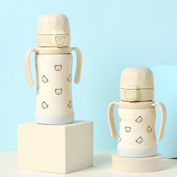 Соломенная чашка Gromimi One Touch Dotcom из нержавеющей стали, 200 мл, сливочное масло Dotcom, 1 шт.