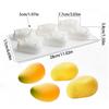 Non-stick Realistic Fruit Baking Mold 6 Cavity Silicone Cake Molds  Household
