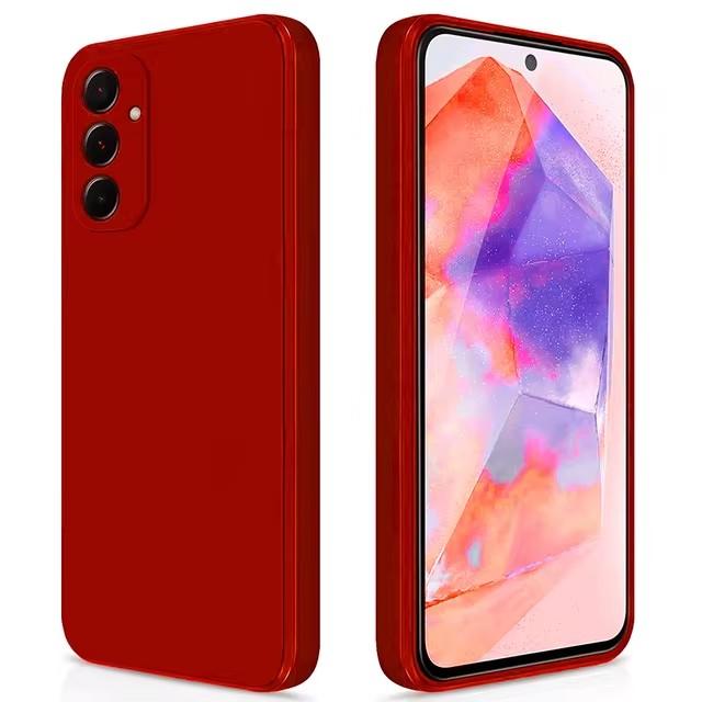 Funda For Samsung A55 5G Case For Samsung Galaxy A55 A54 A 55 5G Cover Funda TPU Cases Противоударный жидкий силиконовый мягкий чехол