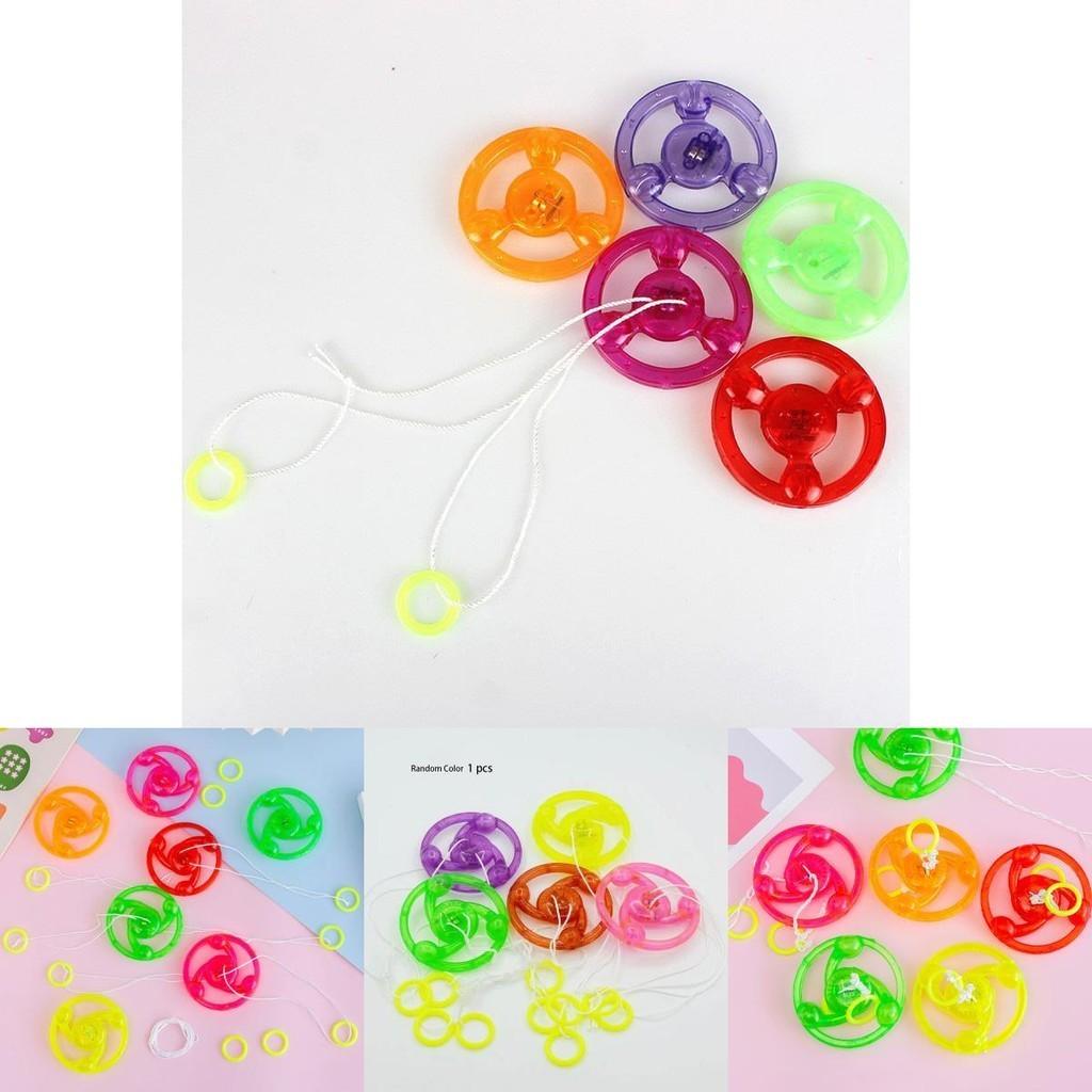 Traditional Jbbr Light-up Pull Cord Gyro Flashing Plastic Toy For Children Students And Collectors
