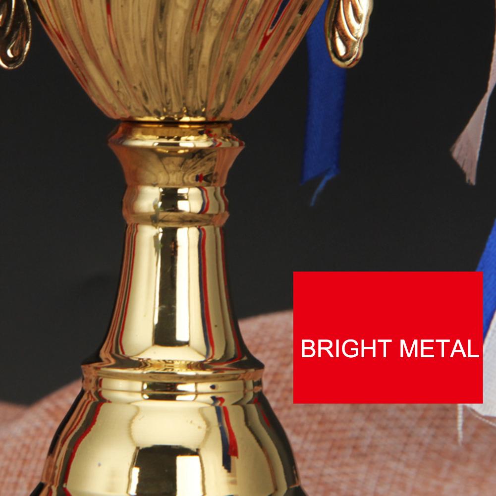 Sports Match Metal Champions Trophy Contest Business Metal Coverless Trophies Award Football Trophies Medal Souvenir Cup