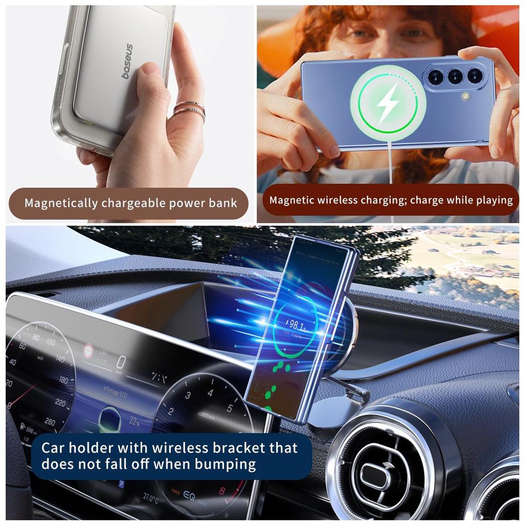 Магнитный чехол для Samsung Z Fold7/6: Полное покрытие, Защита от падений, Пленка для складного экрана и шарнира