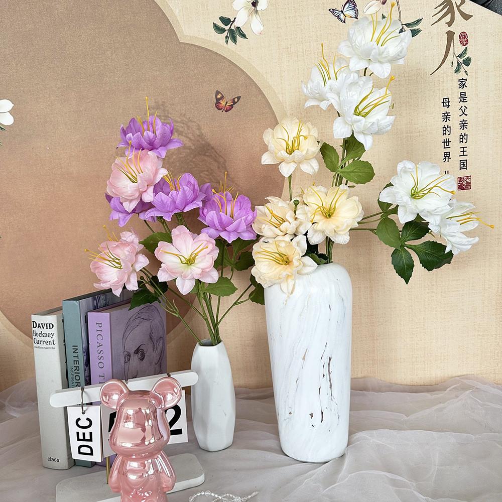 Artificial Flower Snow Lotus Wedding Hotel Restaurant Desktop Decoration Props