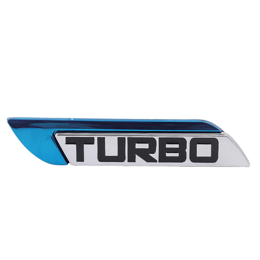 3D металлическая наклейка на автомобиль с турбонаддувом TURBO эмблема значок наклейка на кузов автомобиля мотоцикла багажник крыло стиль модификация аксессуары