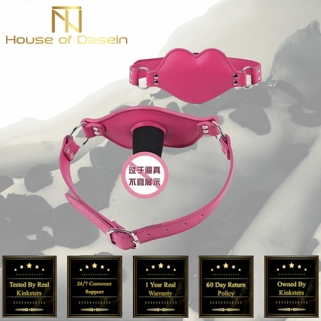 Pink Dildo Gag Mouth Plug Restraints Gags