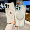 Роскошный прозрачный магнитный чехол Magsafe для iPhone 16 15 11 12 13 14 Pro Max Plus Armor противоударный мягкий силиконовый чехол