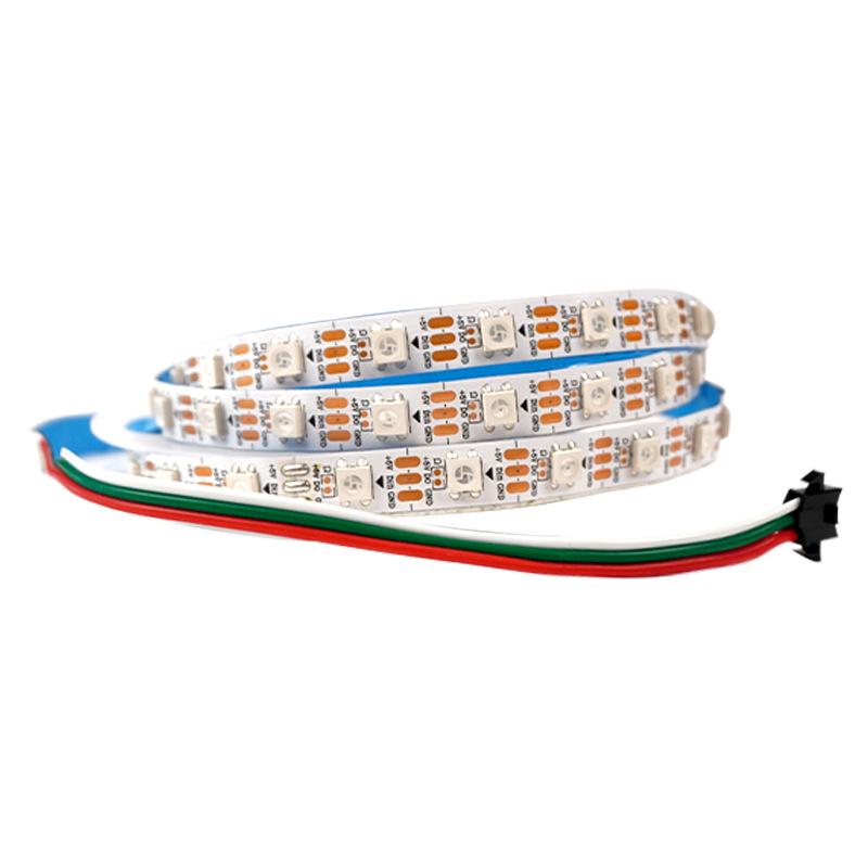 5V USB Bluetooth 5050 RGB Светодиодная лента "Бегущая лошадь", 60 светодиодов/м, узкая 5,5 мм