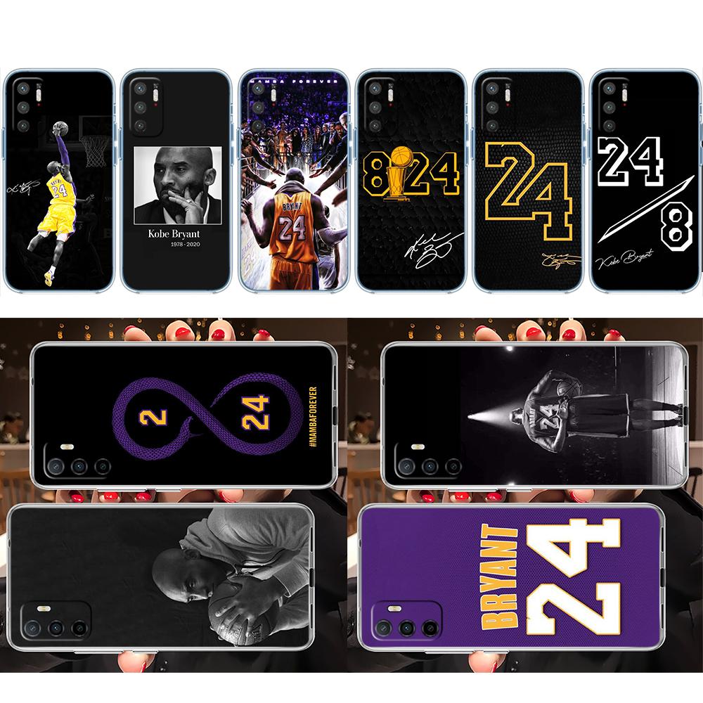 Прозрачный чехол для телефона K-Kobes Basketball Star для Samsung Galaxy A04 A04S A14 A23 A34 A54 M23 M33 M52 M53