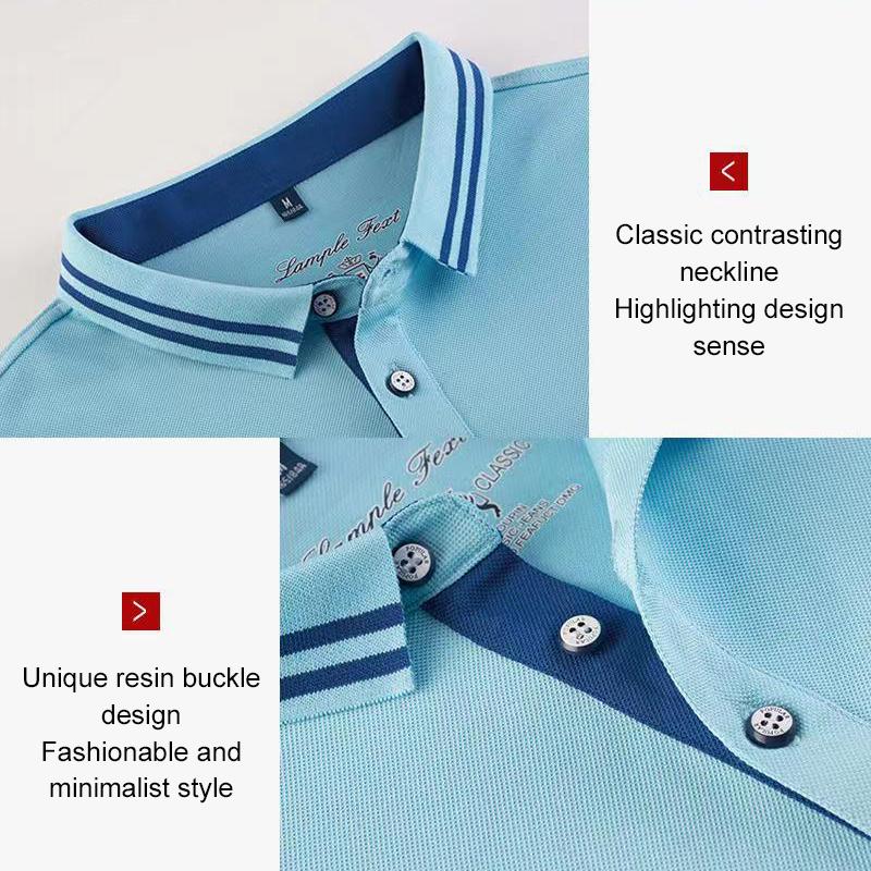 2024 CARTELO Весна/Лето Новые удобные и дышащие мужские и женские рубашки поло из льняного волокна с вышивкой