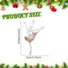 Hanging Ballerina Christmas Decoration, Dancer Ballet Decor for Indoor