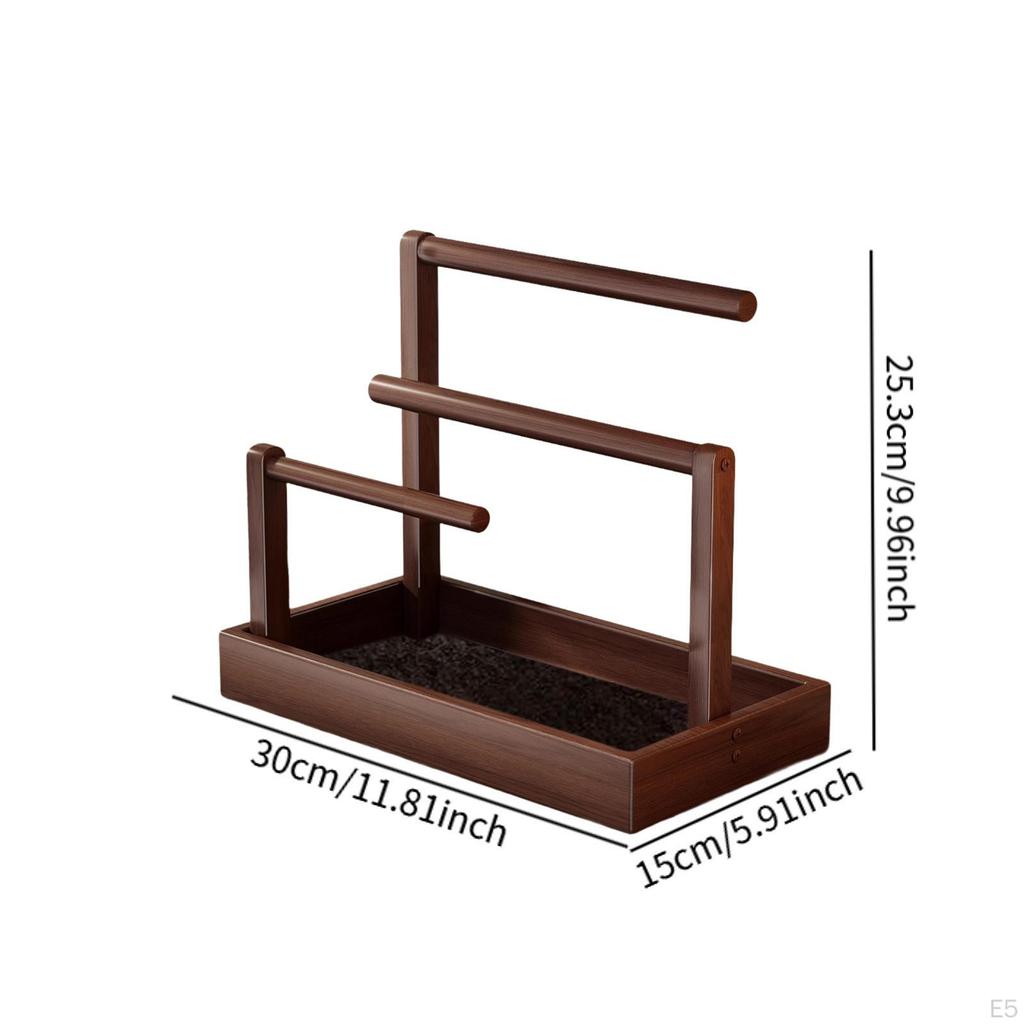 Bracelet Holder Bangle Necklace Storage Rack Fashion Showcase Versatile Wood Jewelry Display Stand