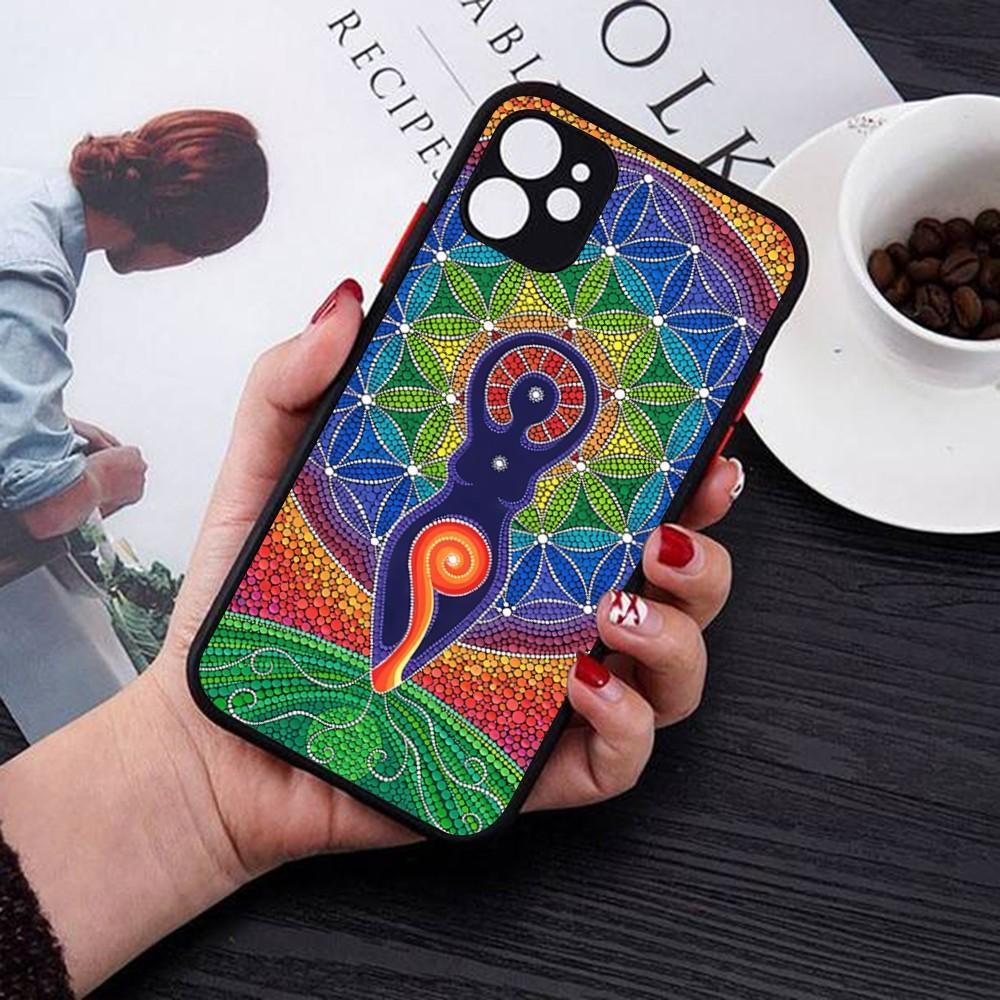 Чехол для телефона Йога для iPhone 14 11 12 13 Mini Pro Max 8 7 Plus X XR XS MAX Полупрозрачная матовая крышка