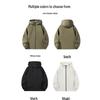 Miiow Men's Spring/Autumn Casual Hooded Windbreaker Jacket