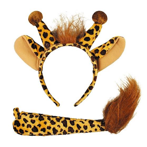Set Giraffe Headband Tail Madagascar Safari Melman