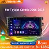 9" Android14Автомобильное стерео радио для Toyota Corolla E140/150 2007 2008 2009 2010 2011 2012 2013 Мультимедийный проигрыватель 2 Din DVD-динамик