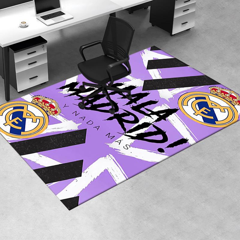 1 шт. Реал Мадрид, Футбольный клуб, Спортивная команда, Ковер для офиса, Мягкий полиэстер, Коврик для прихожей, Моющийся, Не