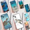Чехол для телефона Морская черепаха Океан Для iPhone 16 Pro Max 12 13 Mini 11 14 15 Pro Max XR 16 15 Plus 16e Защитный корпус