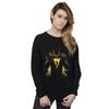 DC Comics Womens/Ladies Shazam Lightning Silhouette Sweatshirt