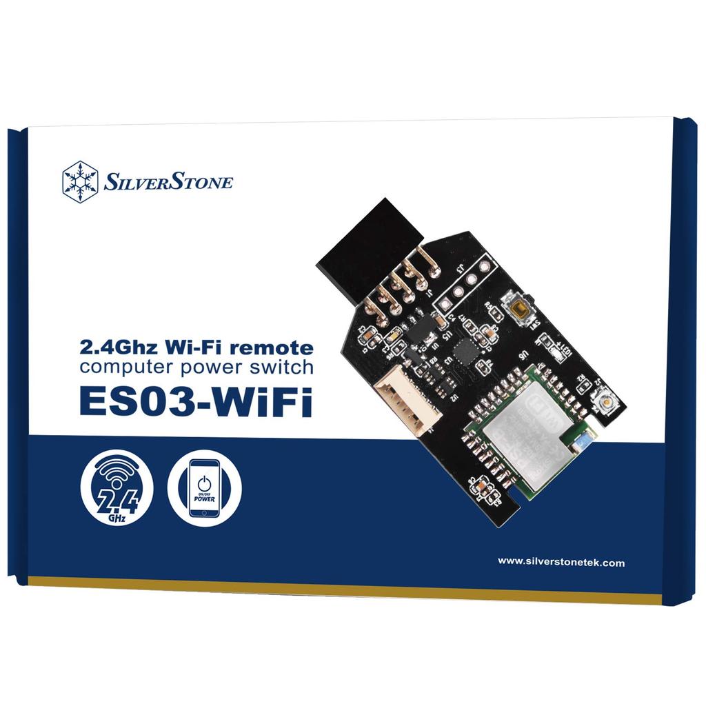 Пульт дистанционного управления SilverStone Wireless POWER 2,4 ГГц Wi-Fi (со смартфоном) SST-ES03-WiFi