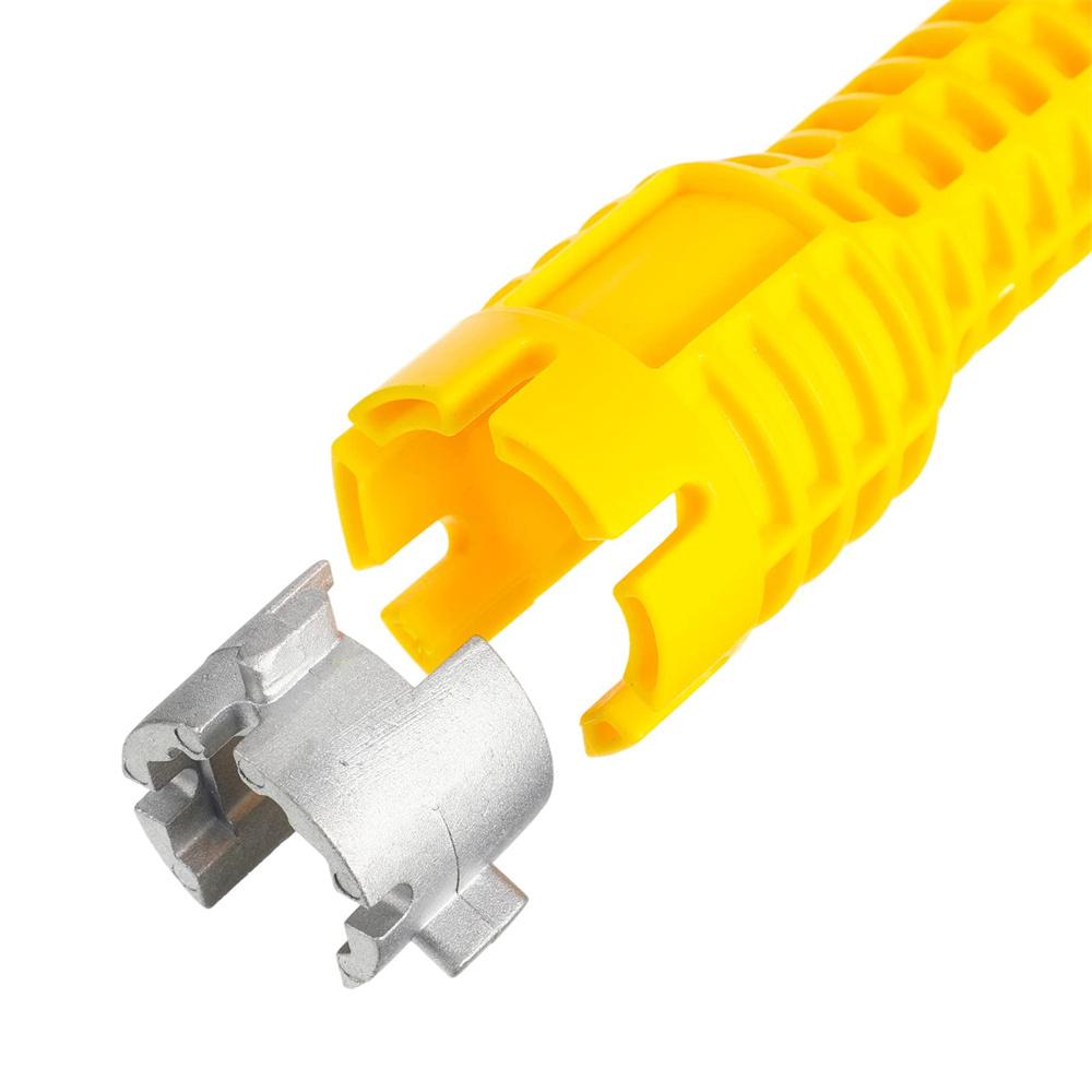 Раковина Ключ для ванной комнаты Инструмент для установки сантехники Бытовая водопроводная труба Смеситель для овощной раковины Угловой клапан Обслуживание раковины и ее устранение