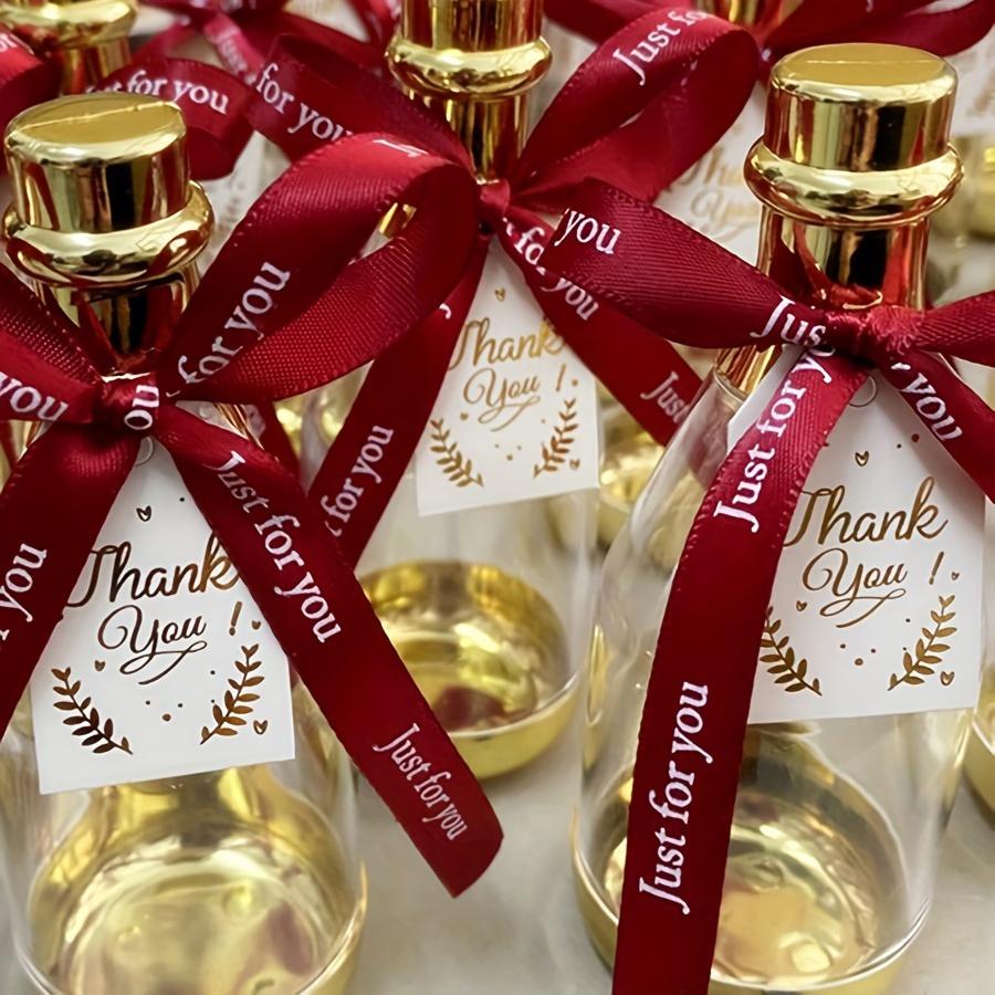 12-Pack Champagne Bottle Candy Boxes - Plastic Gift Containers for Weddings,Birthdays,Parties - for Party Favors,Valentine;S Day