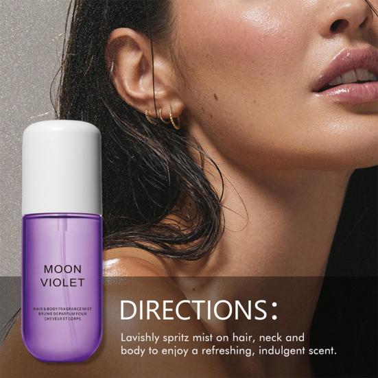 Духи с ароматом кокоса и ванили 50 мл, дезодорант для волос, спрей, стойкий ароматизатор для тела и волос, портативный парфюм с ароматом ванили и кожи, многоцелевой ароматизатор-спрей