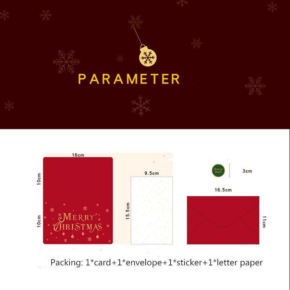 Best Wishes Thanksgiving Message Card Christmas Greeting Card Merry Christmas Bronzing Blessing