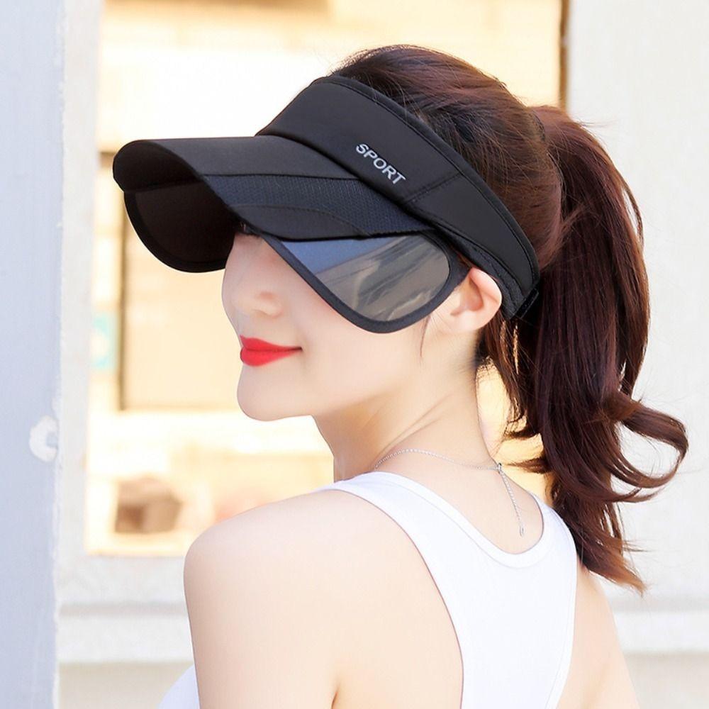 Scalable Sports Sun Hat Sunscreen Summer Baseball Cap Simple Empty Top Hat Running