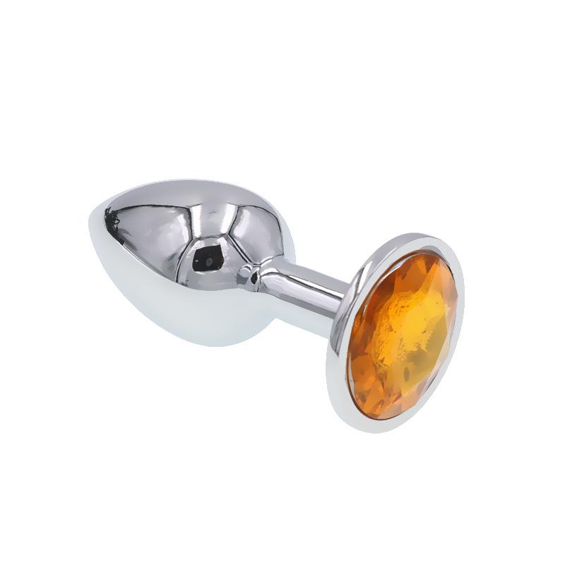 Большая металлическая анальная пробка для заднего двора, секс-игрушки, устройство для анальной дилатации, секс-инструменты, игрушки для взрослых, имитация анальной пробки, упаковка в пылевой мешок